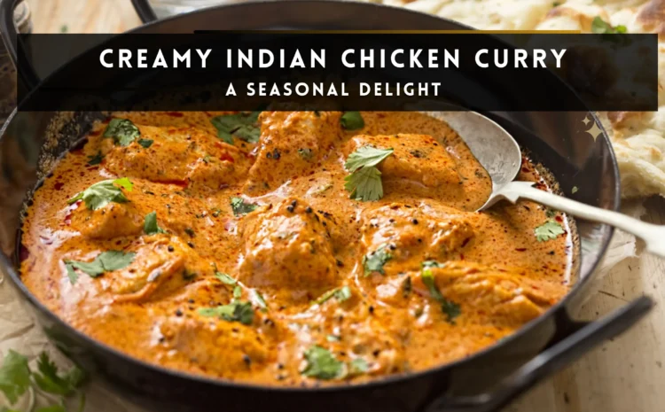  CREAMY INDIAN Chicken CURRY: A SEASONAL DELIGHT